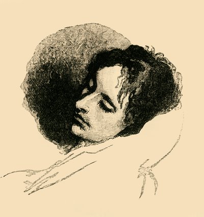 John Keats, 1821, c1876 da Unbekannt