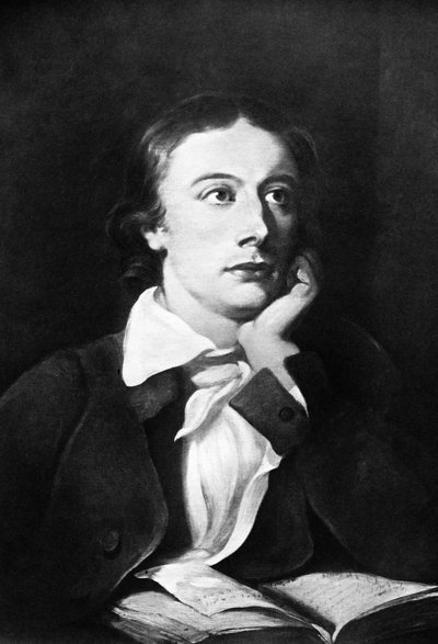 John Keats, poeta inglese, XIX secolo da Unbekannt