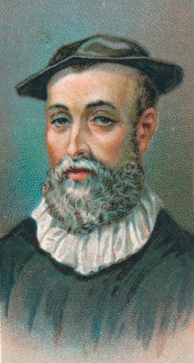 John Knox c1514-1572, riformatore religioso scozzese, 1924 da Unbekannt