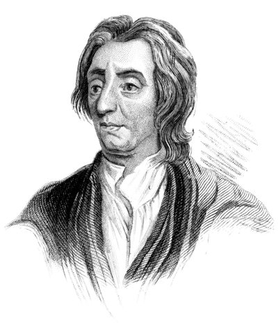 John Locke, filosofo inglese, c1850 da Unbekannt
