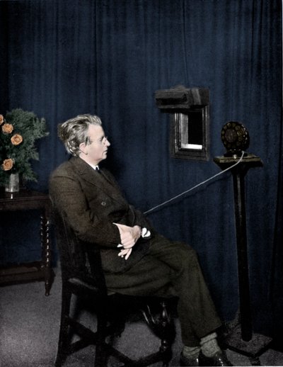 John Logie Baird 1888-1946, ingegnere elettrico scozzese e pioniere della televisione, anni 1920 da Unbekannt