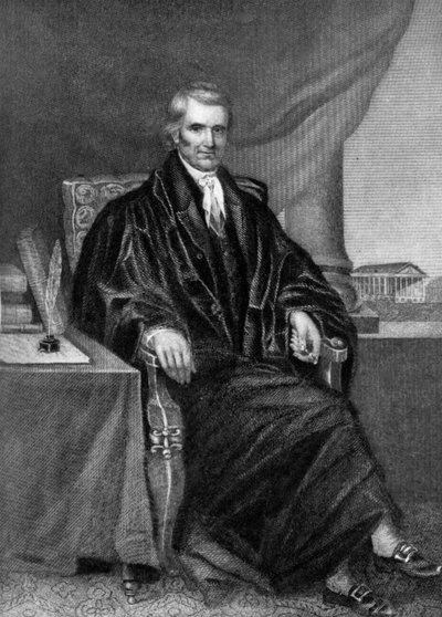 John Marshall 1755-1835, statista e giurista americano, XIX secolo 1908 da Unbekannt