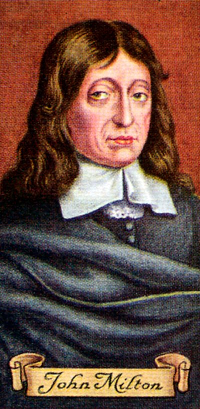 John Milton, da una serie di carte da sigarette da Unbekannt