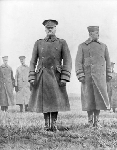 John Pershing e Hunter Liggett, generali americani della Prima Guerra Mondiale, marzo 1918 da Unbekannt