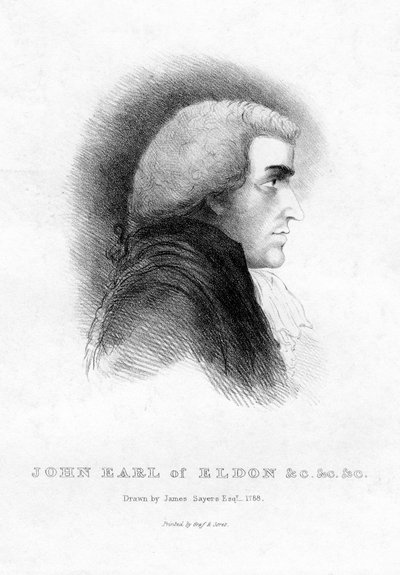 John Scott 1751-1838, 1° Conte di Eldon, Lord Gran Cancelliere della Gran Bretagna, XIX secolo da Unbekannt