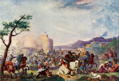 Giovanni Sobieski al soccorso di Vienna, 1683, c1915 da Unbekannt