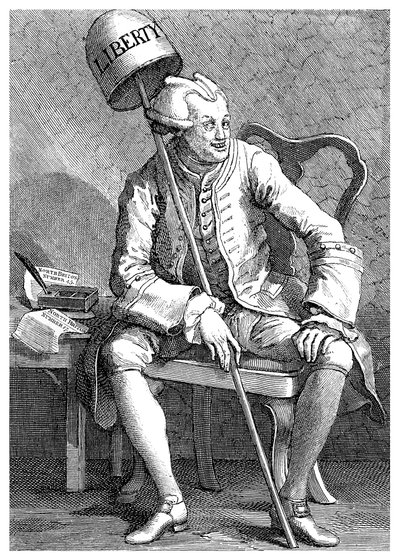 John Wilkes, politico inglese, 1763 1895 da Unbekannt