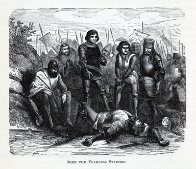 Giovanni Senza Paura pugnalato, 1882 da Unbekannt
