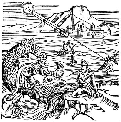 Giona vomitato dalla balena, 1557 da Unbekannt