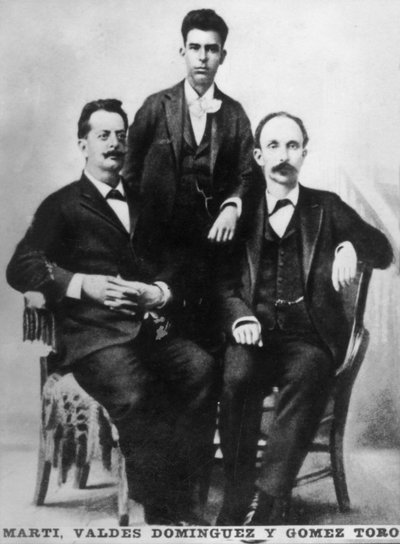 Jose Marti, Fermin Valdes Dominguez e Gomez Toro, Key West, Florida, USA, 1894 da Unbekannt
