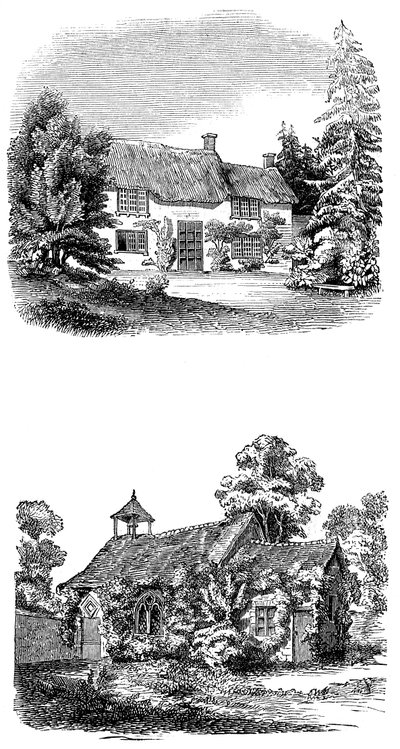 Luogo di nascita di Joseph Addison a Milston vicino ad Amesbury, Wiltshire da Unbekannt