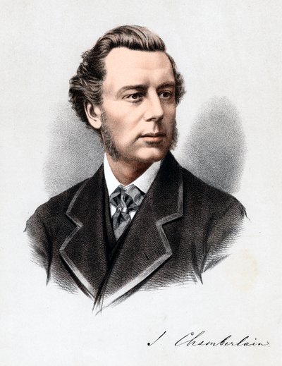 Joseph Chamberlain, politico britannico, c1880 da Unbekannt