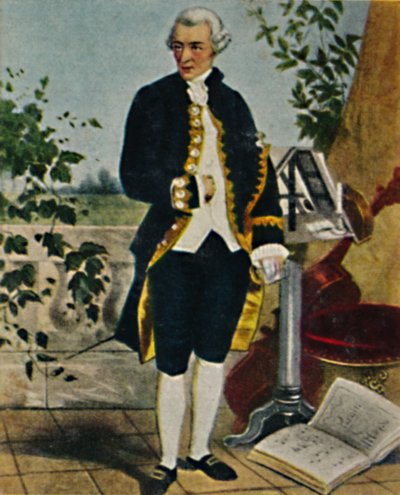 Joseph Haydn 1732-1809 - Gemälde von Hammann, 1934 da Unbekannt