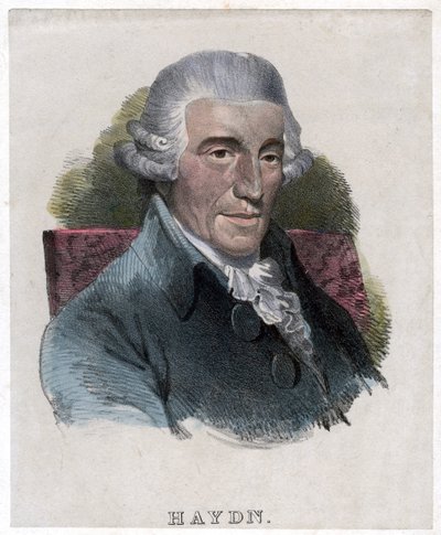 Joseph Haydn, compositore austriaco da Unbekannt