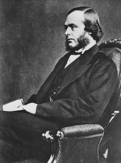 Joseph Lister, chirurgo inglese e pioniere della chirurgia antisettica, c1867 da Unbekannt