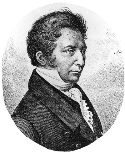 Joseph Louis Gay-Lussac, chimico, fisico e aeronauta francese, c1824 da Unbekannt