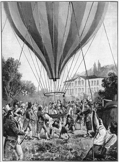 Joseph Louis Gay-Lussac che fa un