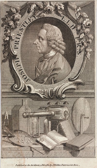 Joseph Priestley, teologo e chimico anglo-americano da Unbekannt