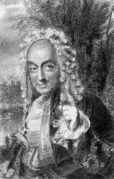 Joseph Shepherd Munden, attore inglese, come Sir Francis Gripe da Unbekannt