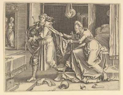 Giuseppe e la moglie di Potifar copia da Unbekannt