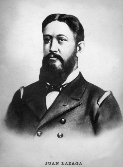 Juan Lazaga 1845-1898, capitano navale spagnolo durante la guerra ispano-americana, c1910 da Unbekannt