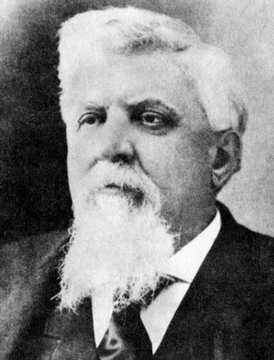Giudice Isaac C Parker, il Giudice Impiccato, nei suoi ultimi anni, c1890s 1954 da Unbekannt