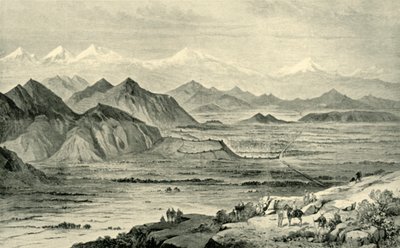 Kabul, vista a nord dalla collina sopra il campo britannico a Beni Hissar, 8 ottobre 1879, 1901 da Unbekannt