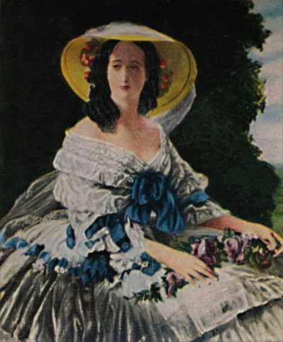 Imperatrice Eugenia 1826-1920 - Dipinto di Winterhalter, 1934 da Unbekannt