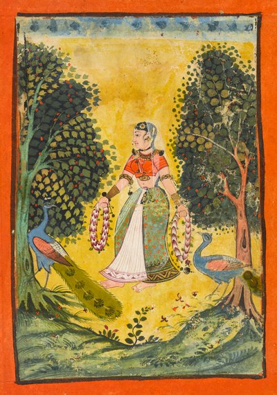 Kakubha Ragini, foglio da un Ragamala da Unbekannt