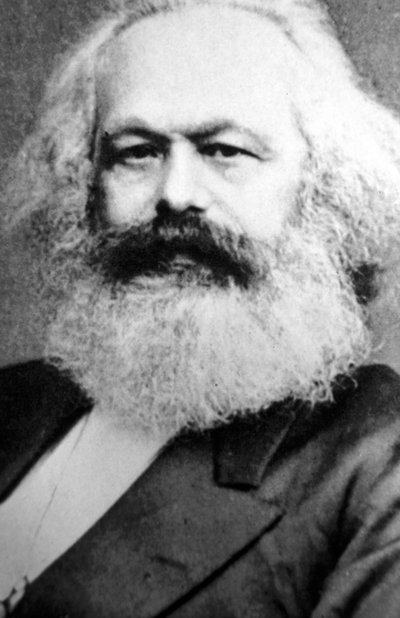 Karl Marx, teorico politico, sociale ed economico tedesco, XIX secolo da Unbekannt