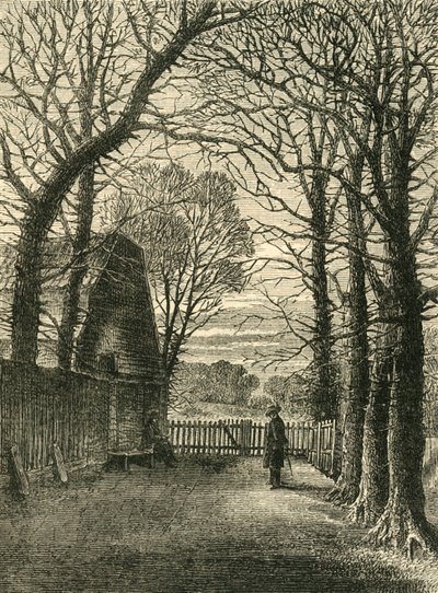 Il Sedile di Keats, Old Well Walk, c1818, c1876 da Unbekannt