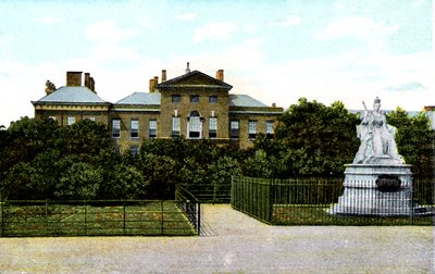 Palazzo di Kensington e Statua della Regina Vittoria, Londra, XX secolo da Unbekannt