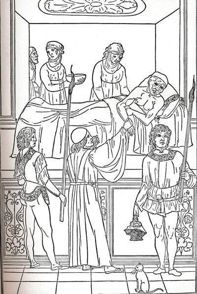 Ketham: Fasciculus Medicinae, Venezia, 1493, Il Trattamento della Peste, c1493 da Unbekannt