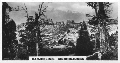 Kinchinjunga da Beechwood, Darjeeling, India da Unbekannt