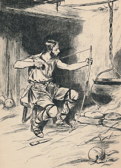 Re Alfredo dimentica le torte, c1907 da Unbekannt