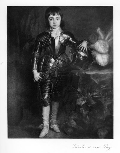 Re Carlo II da bambino, 1907 da Unbekannt