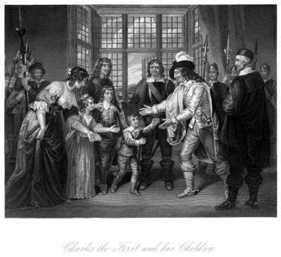 Re Carlo I 1600-1649 e i suoi figli da Unbekannt
