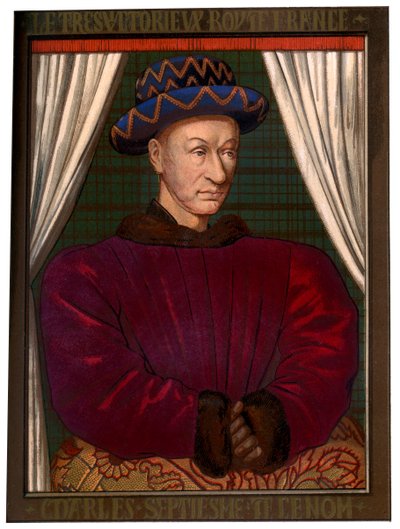 Re Carlo VII di Francia da Unbekannt