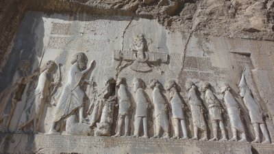 Re Dario I e prigionieri, 521 a.C. da Unbekannt