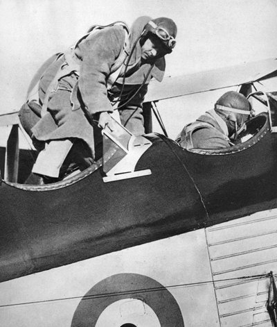 Re Edoardo VIII in un aeroplano, 1936 da Unbekannt