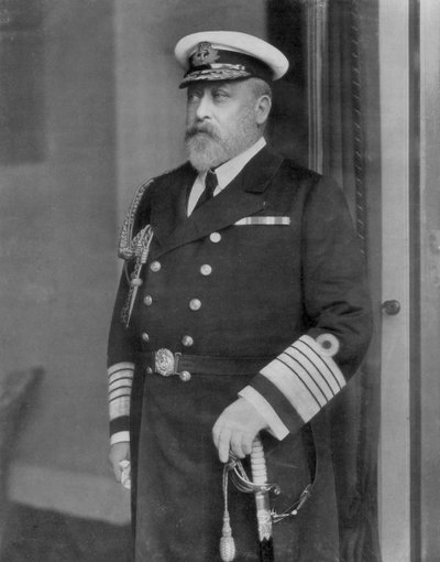 Re Edoardo VII, come un velista, 1910 da Unbekannt