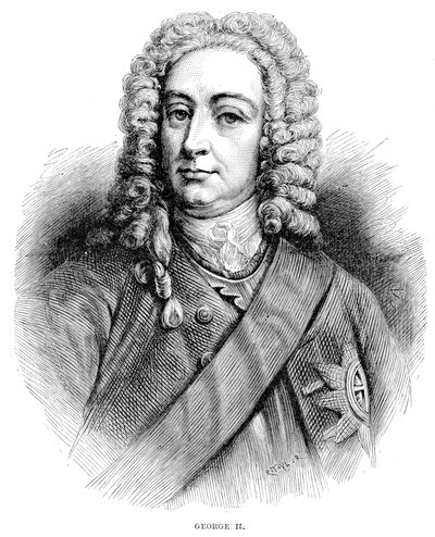 Re Giorgio II 1683-1760 Re di Gran Bretagna e Irlanda e Elettore di Hannover dal 1727 da Unbekannt