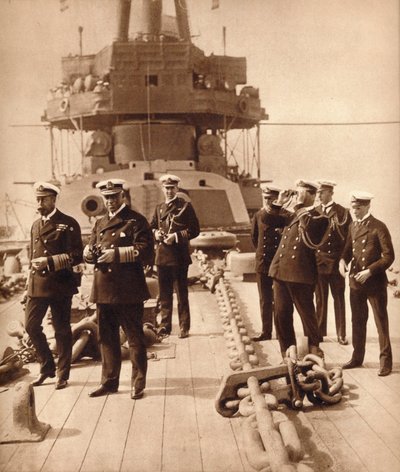 Re Giorgio V a bordo della HMS Neptune, anni 1910 1935 da Unbekannt