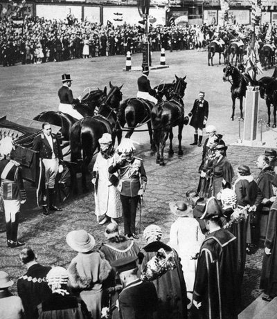 Re Giorgio V e i sindaci dei distretti di Londra nord a Marylebone, Giubileo d