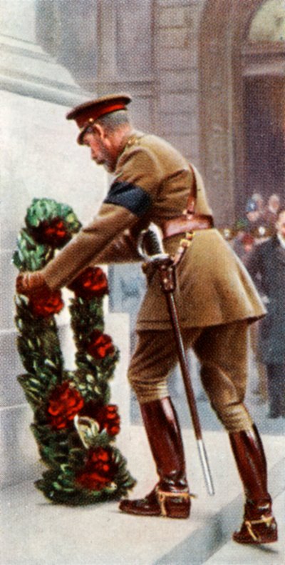 Re Giorgio V al Cenotafio, 11 novembre 1920 da Unbekannt