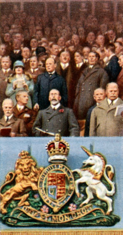 Re Giorgio V alla finale della Coppa, Wembley, 23 aprile 1927 da Unbekannt
