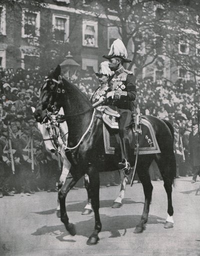Re Giorgio V al funerale di suo padre Re Edoardo VII, Londra, 20 maggio 1910 da Unbekannt