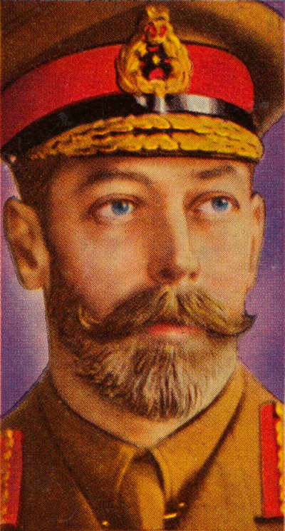 Re Giorgio V in uniforme da campo durante la Prima Guerra Mondiale, c1914-c1918 1935 da Unbekannt