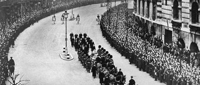 Processione funebre di Re Giorgio V, Londra, gennaio 1936 da Unbekannt