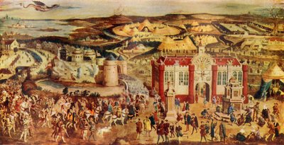Re Enrico VIII incontra Francesco al Campo del Drappo d